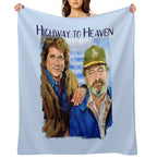 Highway to Heaven Machine-washable Throw Blanket