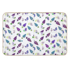 Lilac Flowers  Stain-Proof Bath Mat