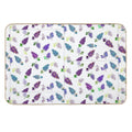 Lilac Flowers  Anti-Trip Bath Mat