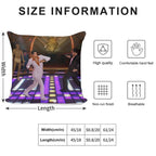 Epic Disco Battle Soft Fade-Resistant Throw Pillow