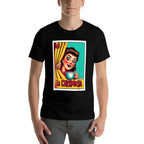 Mexican Lottery Designs Mexican La Chismosa Parody Lottery  Moisture-wicking T-Shirt