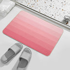 Bubble Gum Coral  Repositionable Bath Mat