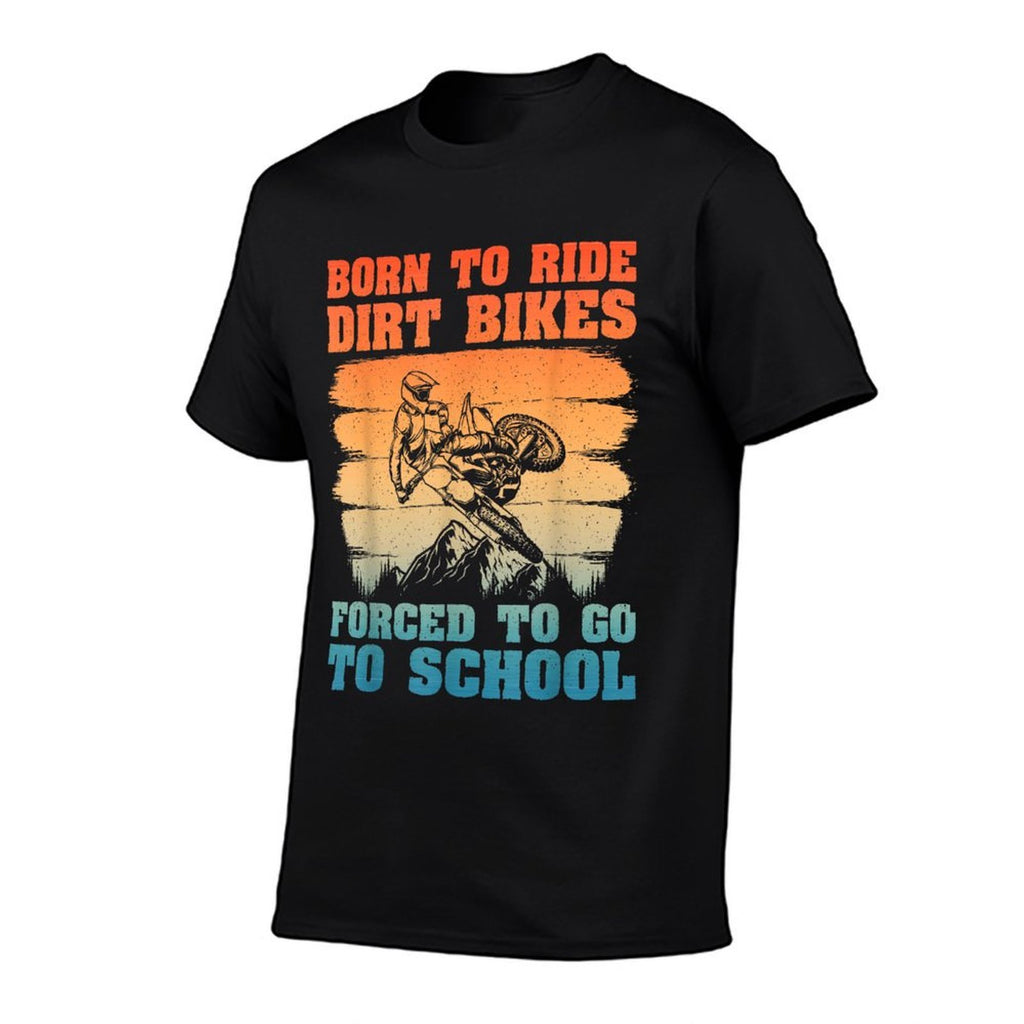 Funny Dirt Bike Art For Boys Girls Motocross Dirt Bike Rider  Breathable T-Shirt