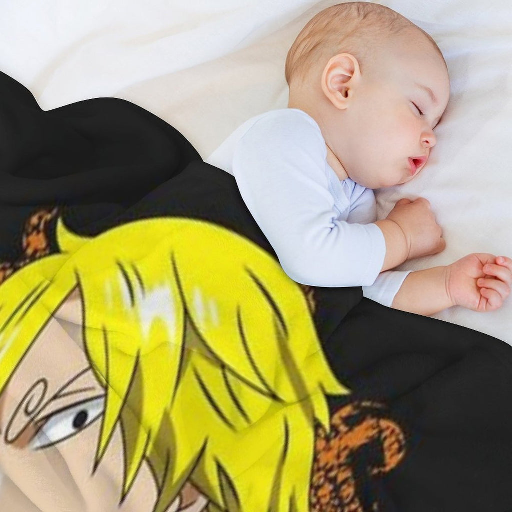 Sanji Vinsmoke Plush Throw Blanket