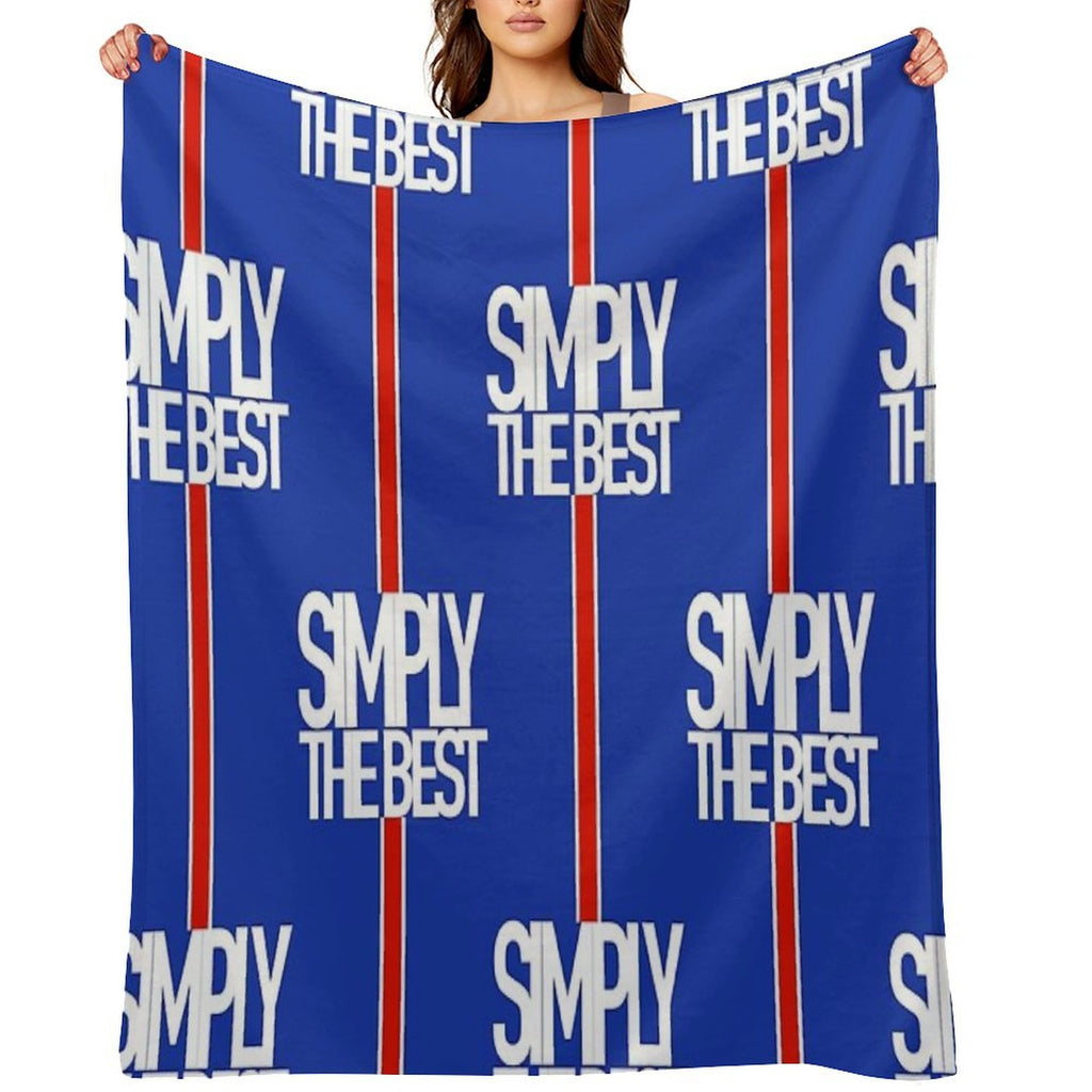 Rangers Fc Simply The Best Design Anti-pilling Throw Blanket