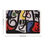 Artist Joan Miro, Joan Miro Art, Joan Miro Paintings, Joan Miro Works of Art, Joan Miró Artwork  Fade-Resistant Bath Mat