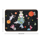 THE GALAXY COLLECTION - CHILLING IN SPACE Durable Bath Mat