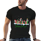 Radiology Department Xray Tech CT MRI Merry Christmas Pajama  Cotton T-Shirt