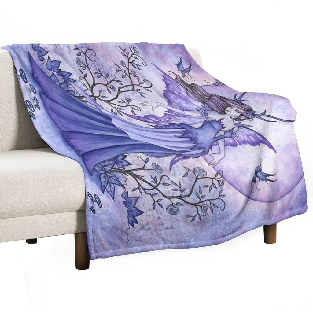 The Night Garden Shrink-resistant Throw Blanket