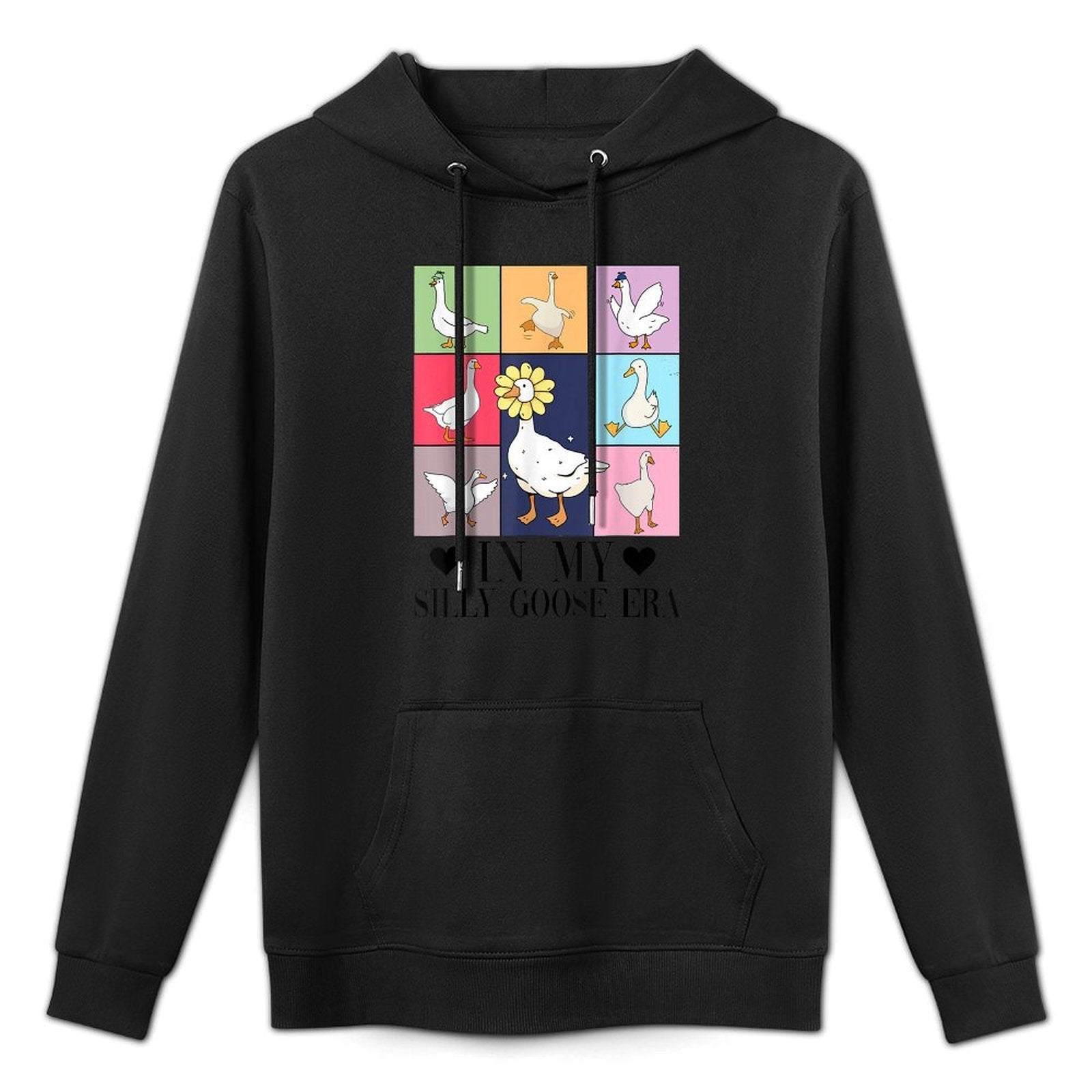 Retro In My Silly Goose Era Funny Animal Lover Moisture-Wicking Hoodie