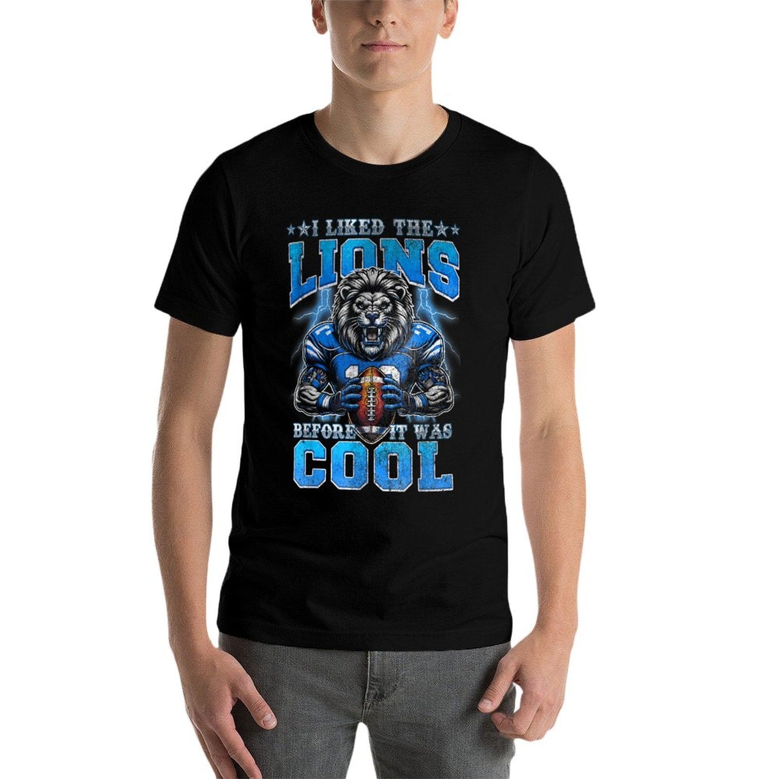 I Was A Lions Fan Before It Was Cool Lions Fan  Soft T-Shirt