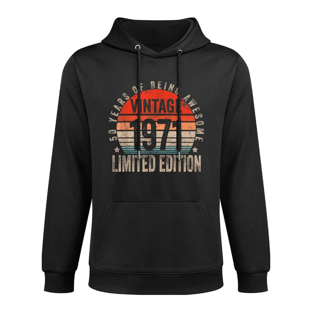 50 Year Old Gifts Vintage 1971 Limited Edition 50th Birthday Moisture-Wicking Hoodie