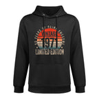 50 Year Old Gifts Vintage 1971 Limited Edition 50th Birthday Moisture-Wicking Hoodie