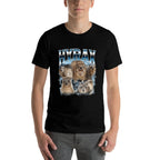Funny Hyrax Oddly Specific Meme Gift And Apparel Unisex-Adults Retro Black Hyrax Vintage Ugly Funny Meme Retro Animal  Lightweight T-Shirt