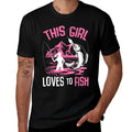 This Girl Loves To Fish Fishing Girls  Classic T-Shirt
