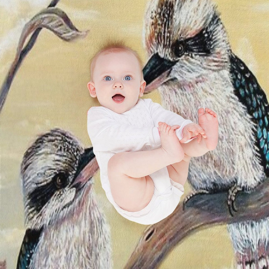 Kookaburra Magic Machine-washable Throw Blanket