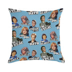 PRISONER CELL BLOCK H - Vintage Style Character Art - Cast Stars Soft Warmth Comfort Throw Pillow