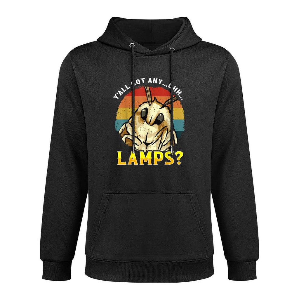 Moth Lamp Yall Got Any.. Uhh... Lamps Moth Saying Meme Shape Retention Hoodie