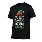 Most Likely To Define Good Matching Christmas Elf  Fade-proof Color T-Shirt