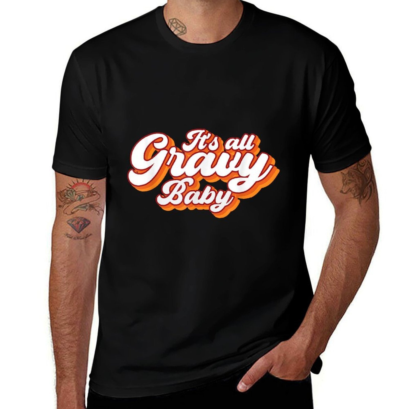 Its All Gravy Baby Vintage Retro Design, Thanksgiving 2024  Odor-resistant T-Shirt
