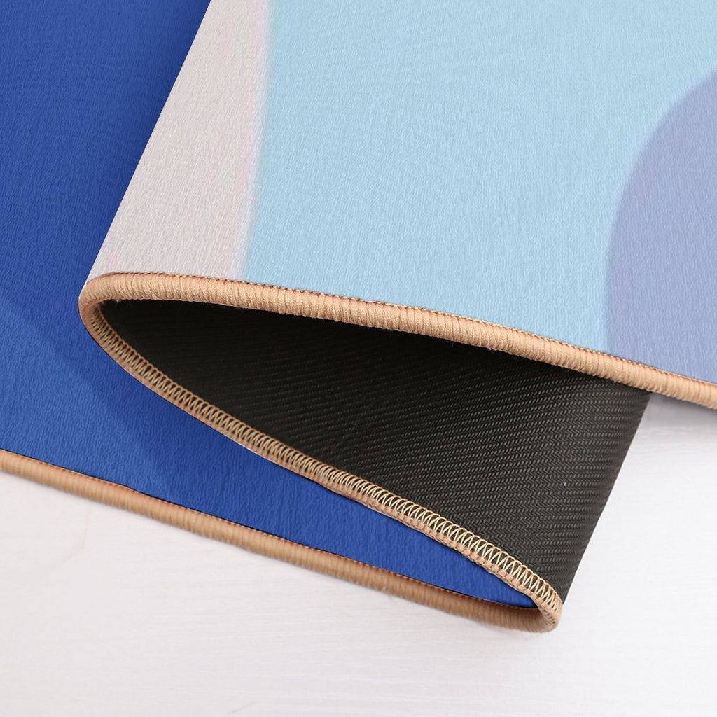 Milky Wave  Easy Maintenance Bath Mat