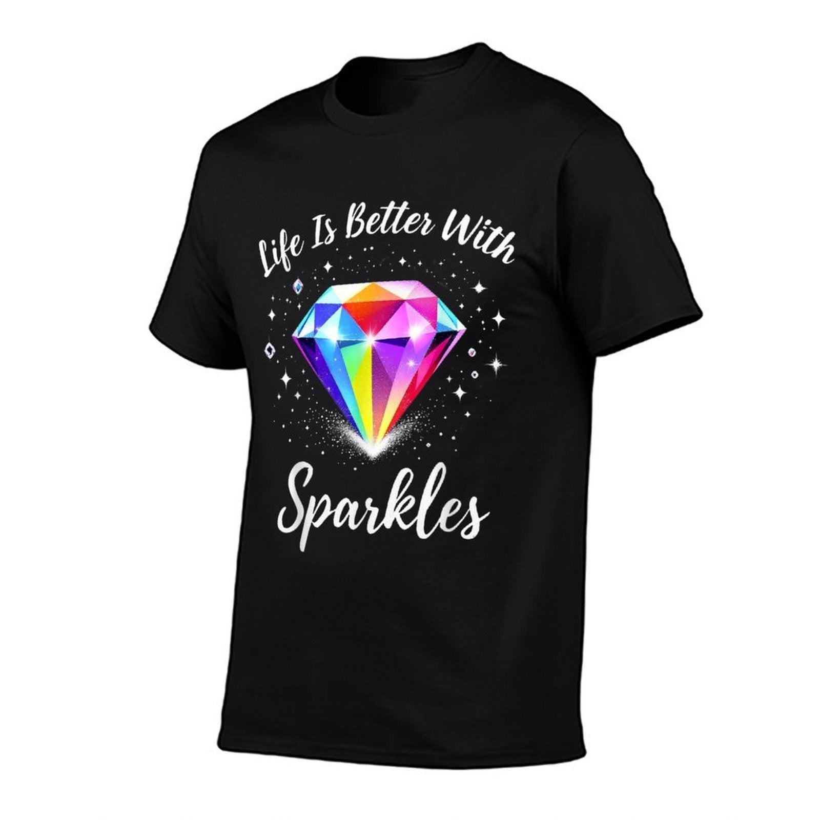 Diamond Painting Life Is Better with Sparkles  Easy-care T-Shirt