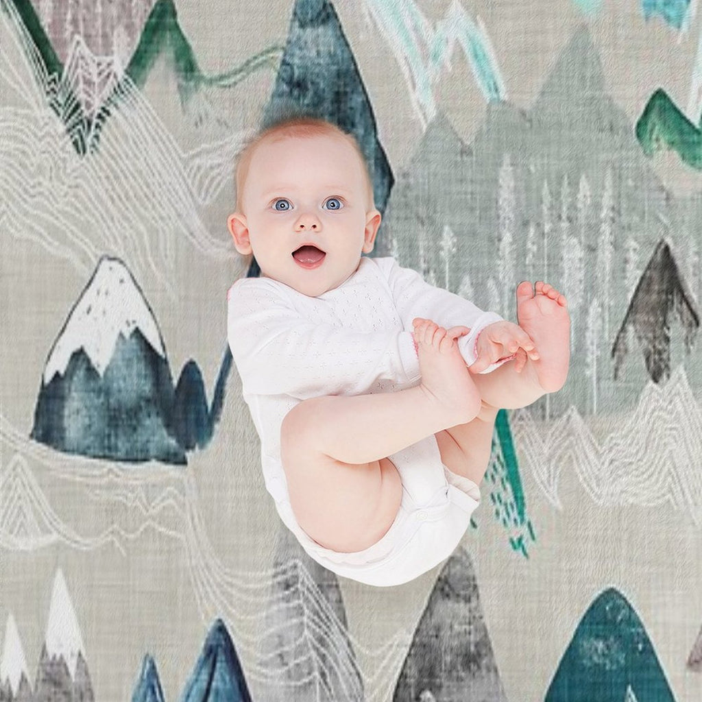 Call of The Mountains (in Evergreen) Versatility Throw Blanket