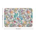Whimsical Summer Flight  Slip-Resistant Bath Mat