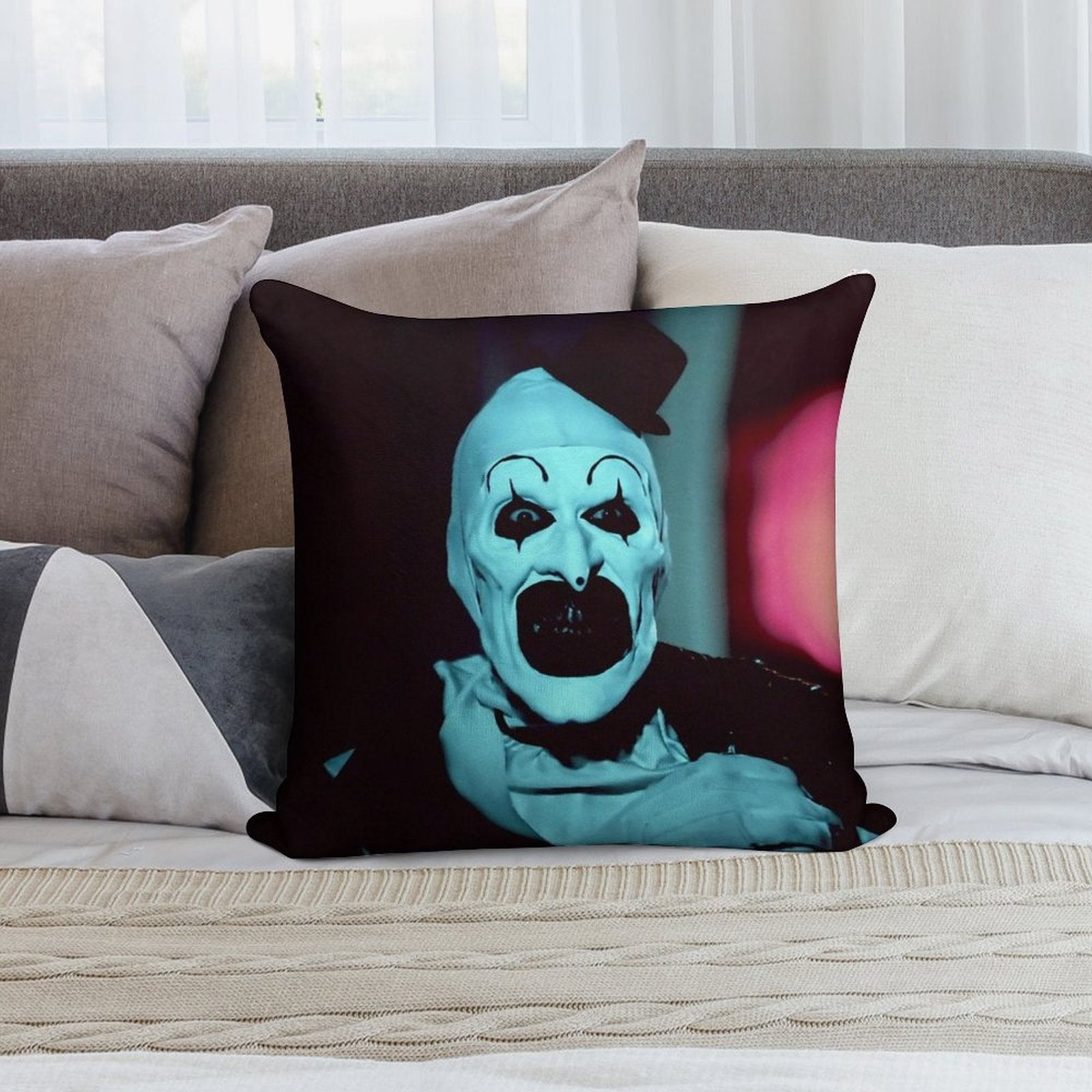 Terrifier Soft Multiple Sizes Throw Pillow