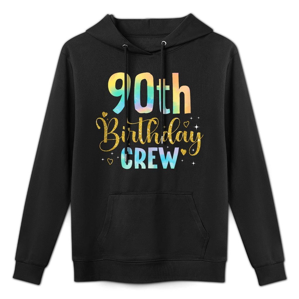 90 Years Old Birthday Party Group Family 90th Birthday Crew Pilling-Resistant Hoodie