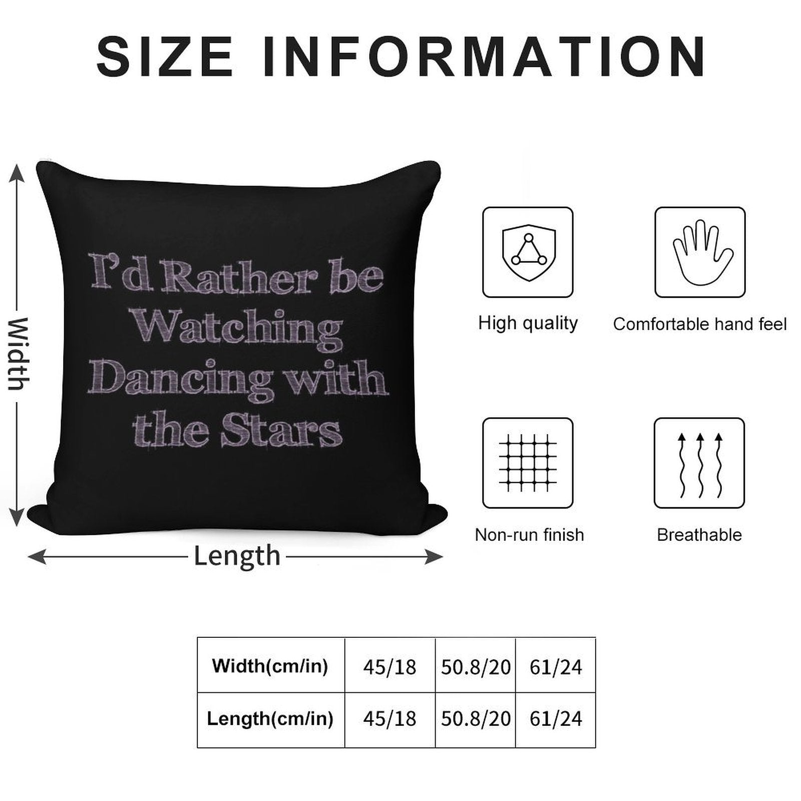 Dancing With The Stars Soft Gift Ready Throw Pillow