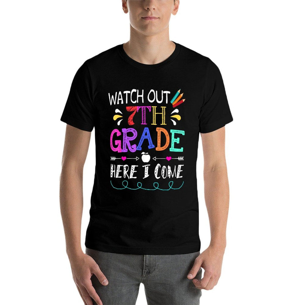 Watch Out 7th Grade Here I Come Funny Unicorn Back To School  Quick-drying T-Shirt
