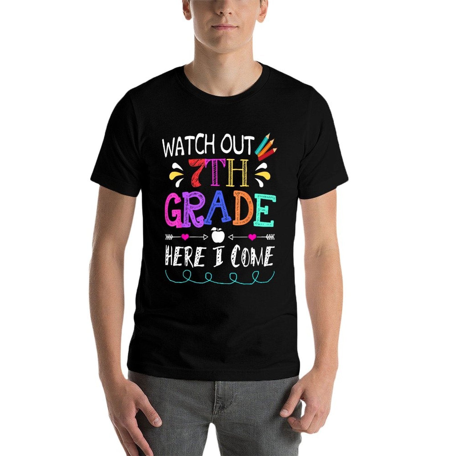 Watch Out 7th Grade Here I Come Funny Unicorn Back To School  Quick-drying T-Shirt