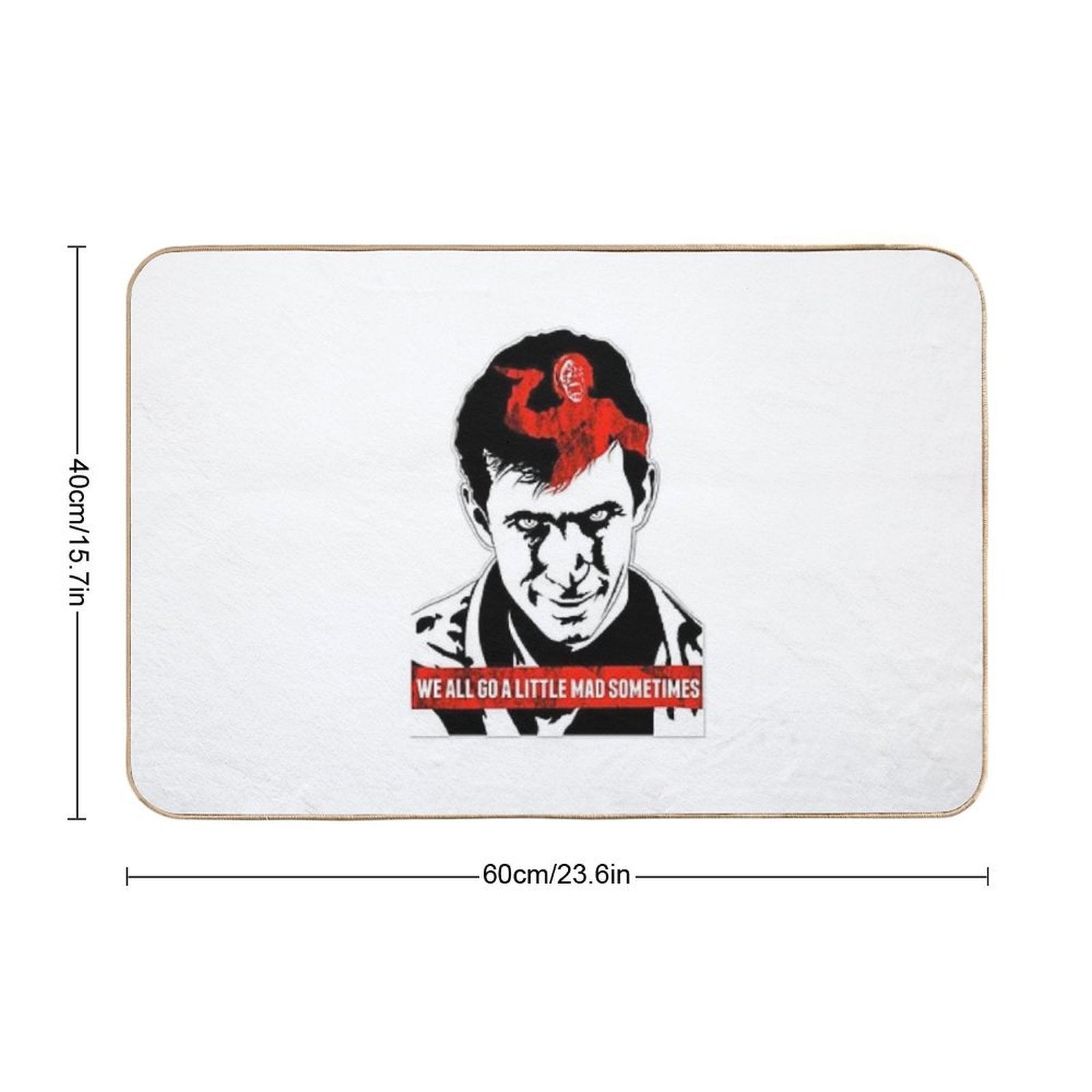 Norman Bates Psycho  Easy To Clean Bath Mat