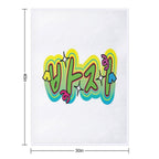 “Pants” in Korean – On A T-Shirt (Yes, Really) Velvety-soft Throw Blanket