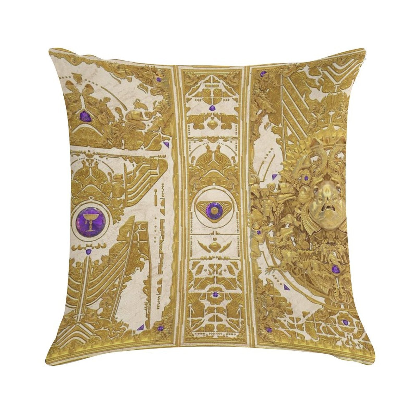 Destiny 2 Leviathan Book Art Soft Luxury Feel Throw Pillow