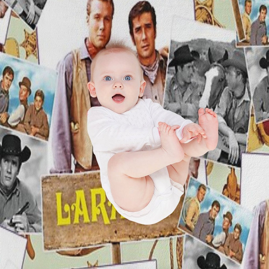 Laramie, Western Series 60s Machine-washable Throw Blanket