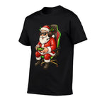 Retro Graphic Santa Play Game Gaming Christmas Xmas Men Boy  Odor-resistant T-Shirt
