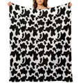 Cow Print Quick-dry Throw Blanket