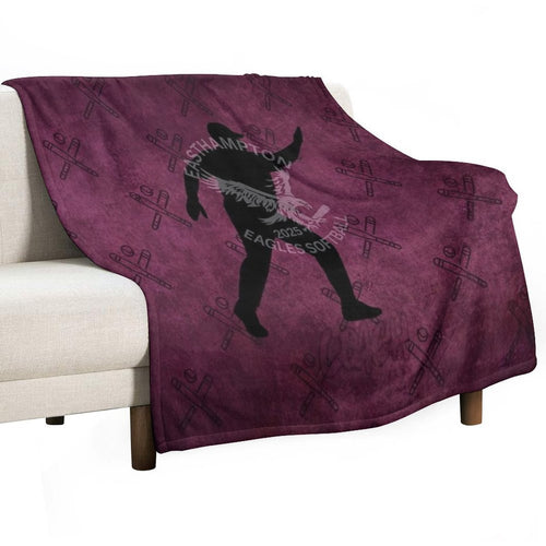 2025 Softball Senior Gifts - The Jr Varsity Asst Coach Machine-washable Throw Blanket