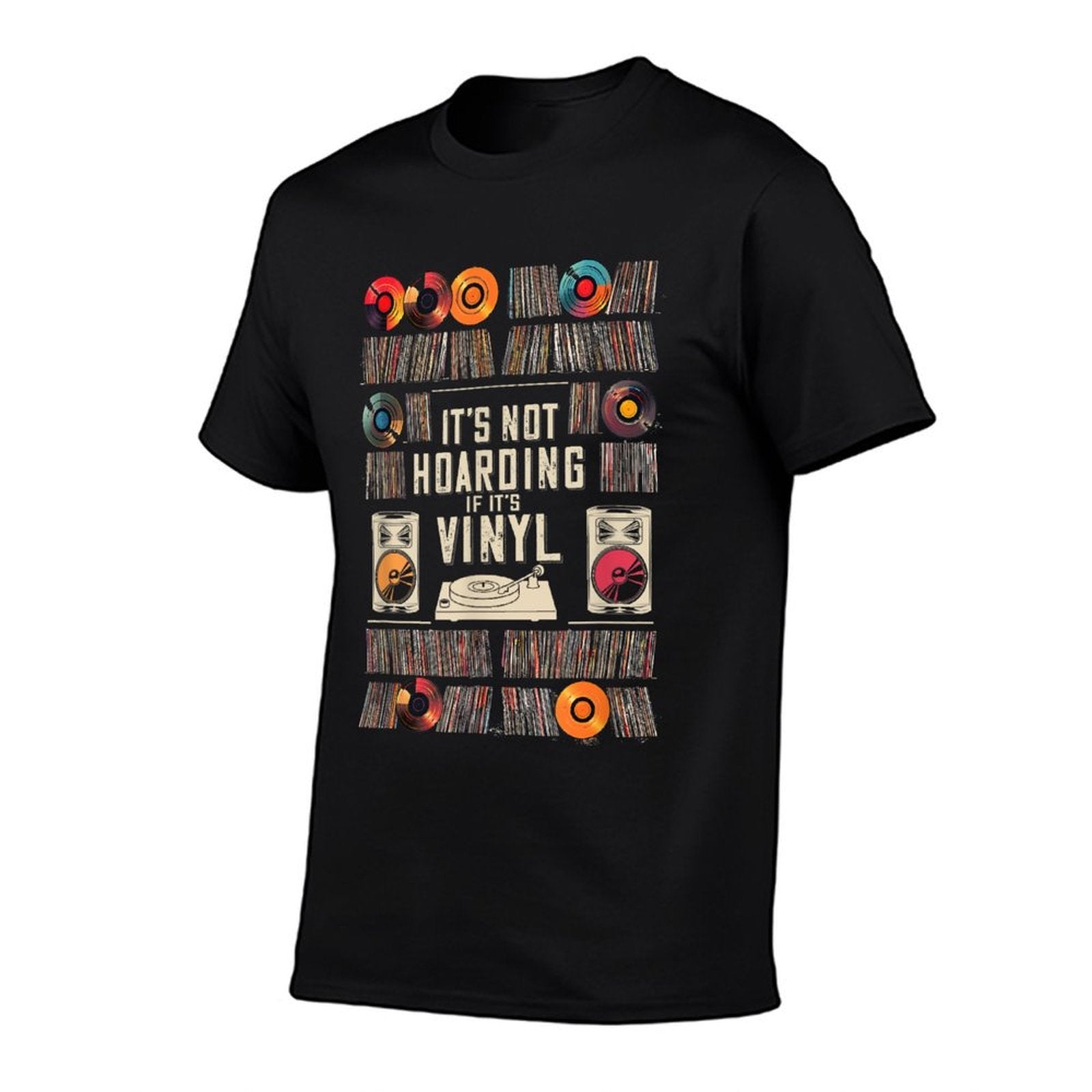 Its Not Hoarding If Its Vinyl Funny Vinyl Records Lover  Polyester Blend T-Shirt