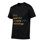 Retro Technology Teacher, Tech Teacher  Easy-care T-Shirt