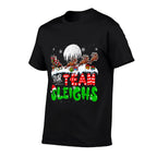 Our Team Sleighs Xmas Family Group Santa Sleigh Reindeer  High-quality Stitching T-Shirt