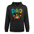Dad Master Builder Building Blocks Bricks Matching Family Pilling-Resistant Hoodie