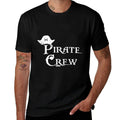 Pirate Crew Funny Halloween Costume Party Men Boys  Summer-ready Fabric T-Shirt