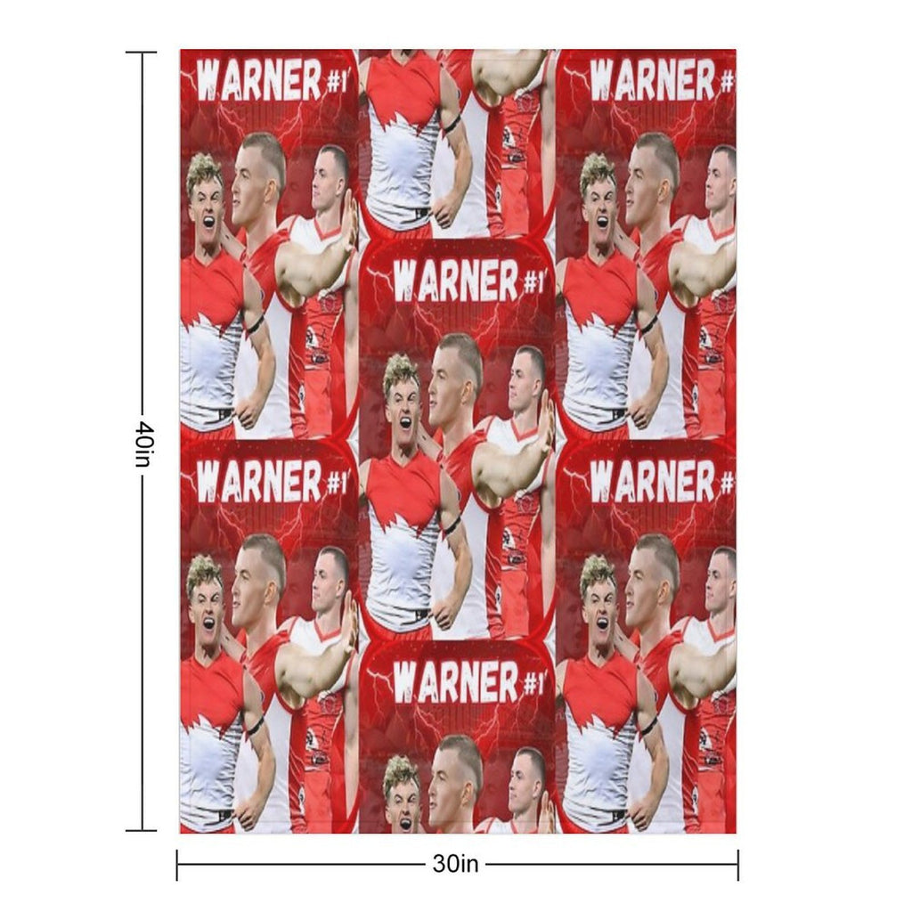 Chad Warner Sydney Swans AFL Football Player Wrinkle-free Throw Blanket