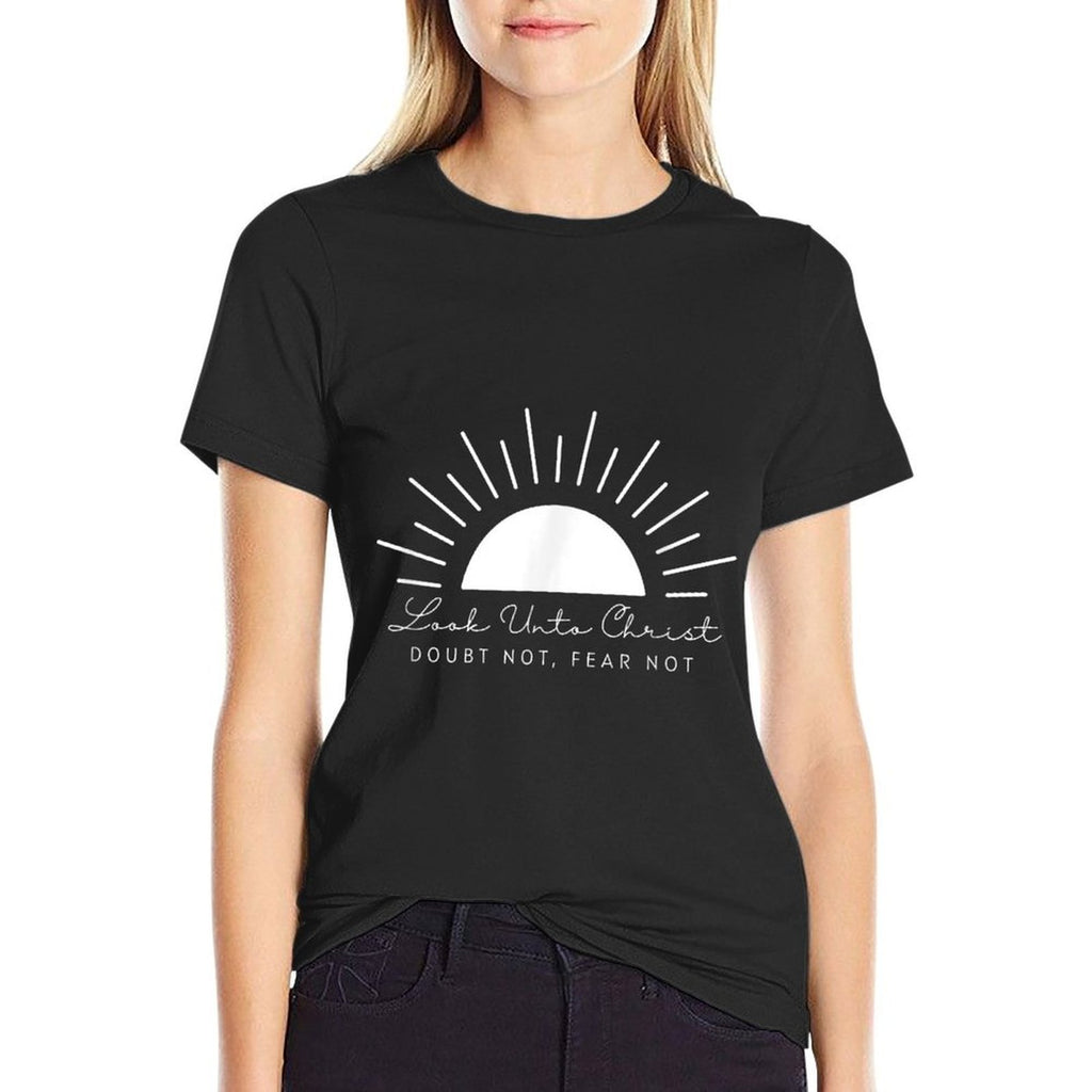 Look Unto Christ 2025 LDS Youth Theme Camp Sunburst  Quick-drying T-Shirt