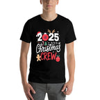 2025 Christmas Crew Festive Family Friends Holiday  Relaxed-fit T-Shirt
