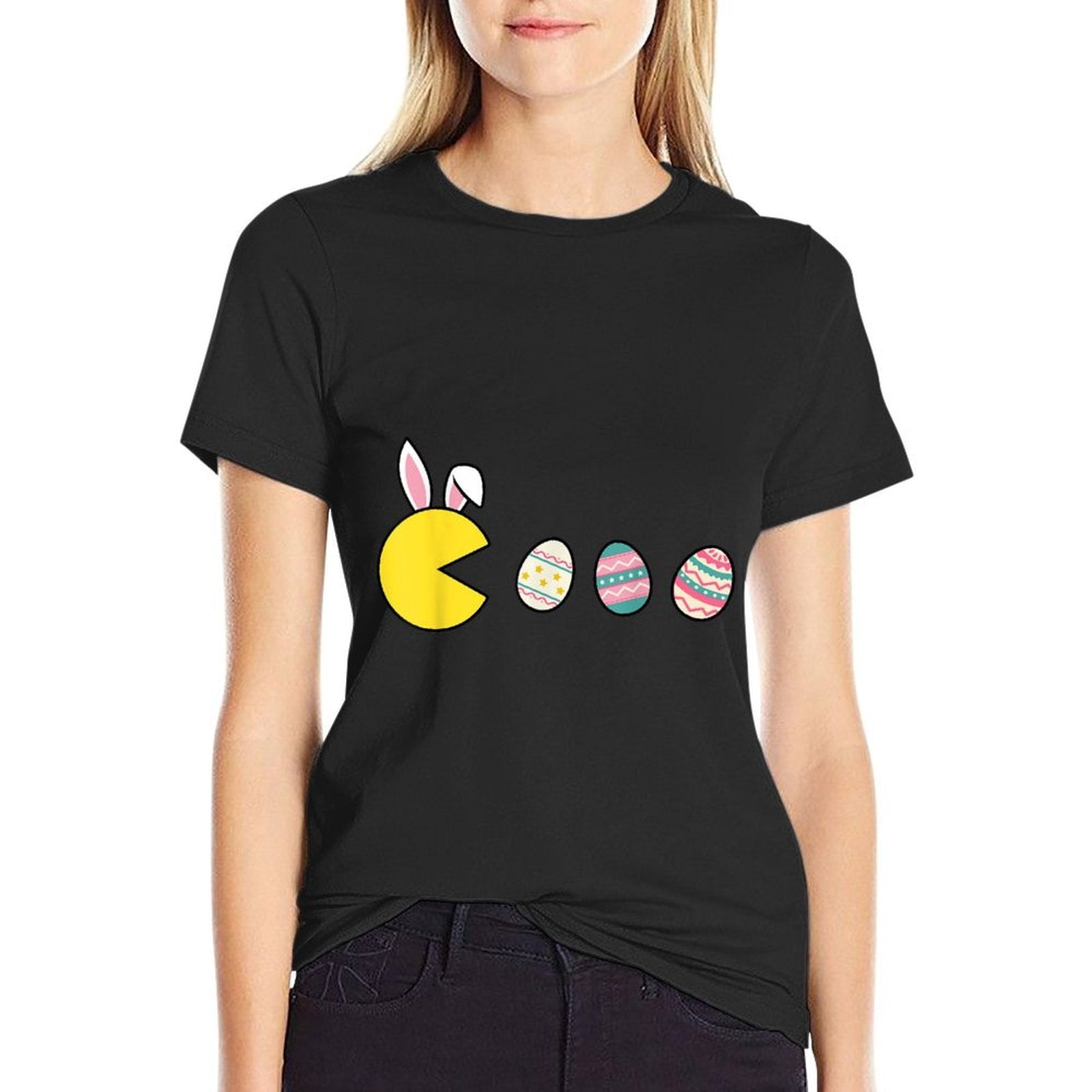 Video Game Eating Easter Eggs Retro Gamer Men Boys Kidsn  Odor-resistant T-Shirt