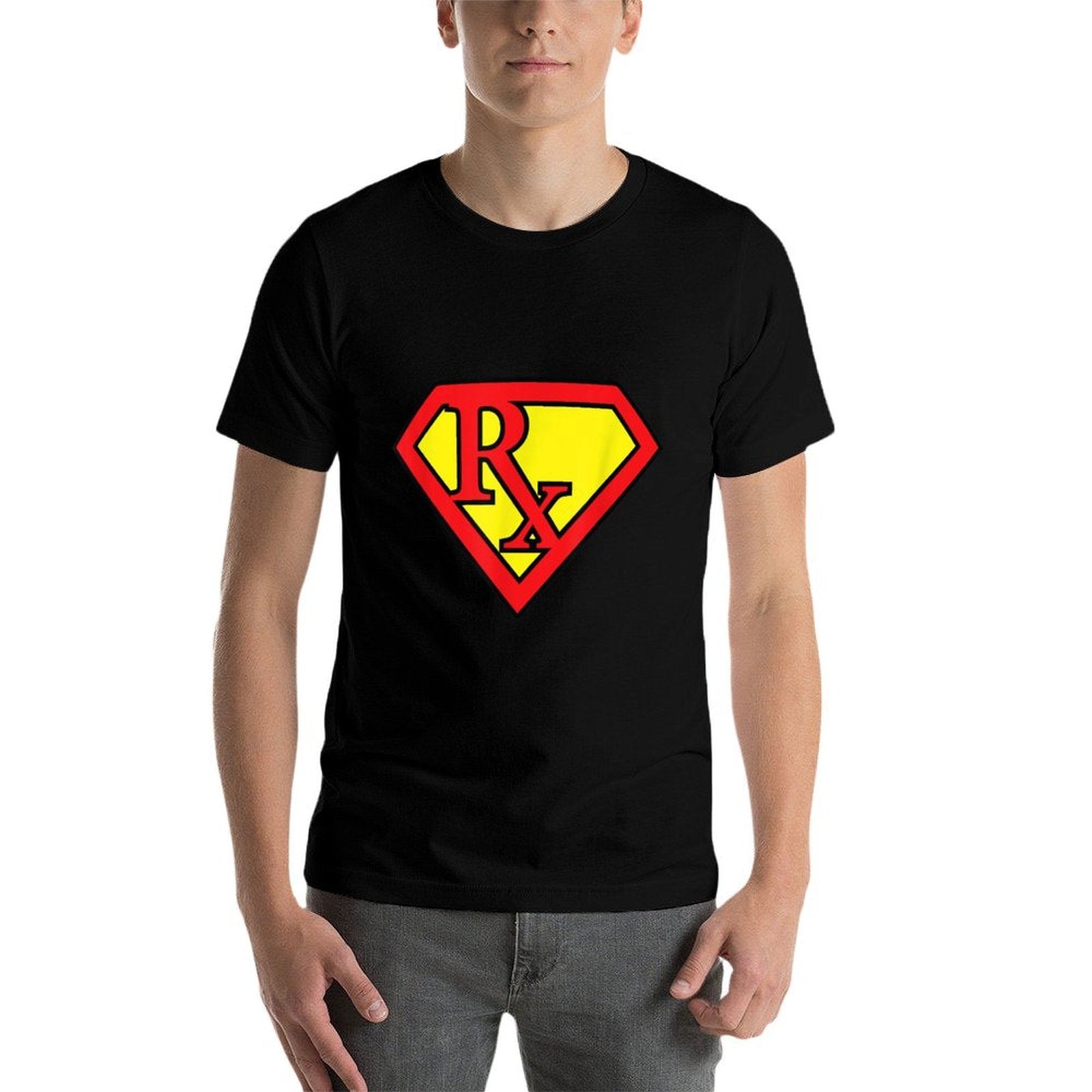 Rx Superhero Pharmacist Pharma Tech Funny Appreciation Gift Comfortable T-Shirt